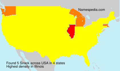 Surname Sirack in USA Surname Sirack in USA
