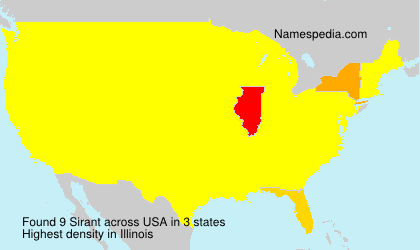 Surname Sirant in USA Surname Sirant in USA