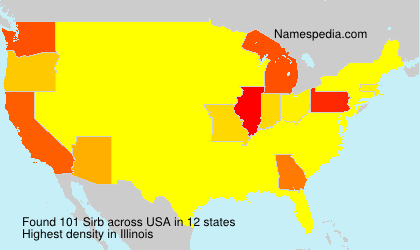 Surname Sirb in USA Surname Sirb in USA