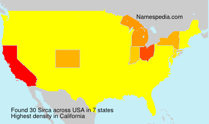 Surname Sirca in USA Surname Sirca in USA