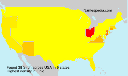 Surname Sirch in USA Surname Sirch in USA