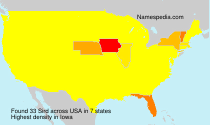 Surname Sird in USA Surname Sird in USA