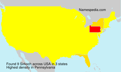 Surname Sirkoch in USA Surname Sirkoch in USA