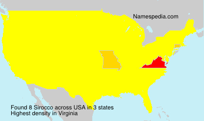 Surname Sirocco in USA Surname Sirocco in USA