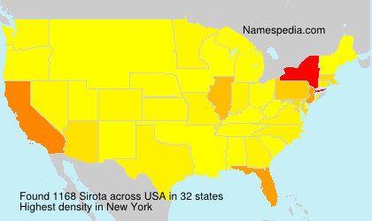 Surname Sirota in USA Surname Sirota in USA