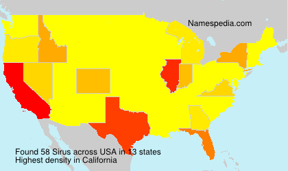 Surname Sirus in USA Surname Sirus in USA