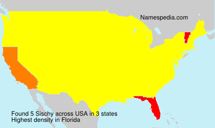 Surname Sischy in USA Surname Sischy in USA