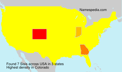 Surname Sisis in USA Surname Sisis in USA