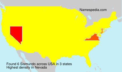 Surname Sismundo in USA Surname Sismundo in USA