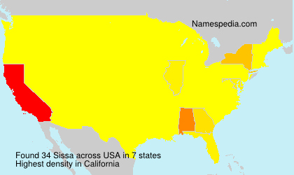 Surname Sissa in USA Surname Sissa in USA