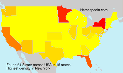 Surname Sisser in USA Surname Sisser in USA
