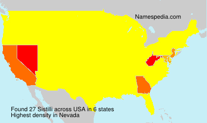 Surname Sistilli in USA Surname Sistilli in USA