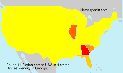 Surname Sistino in USA Surname Sistino in USA