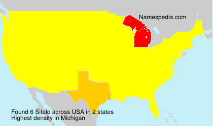 Surname Sitalo in USA Surname Sitalo in USA