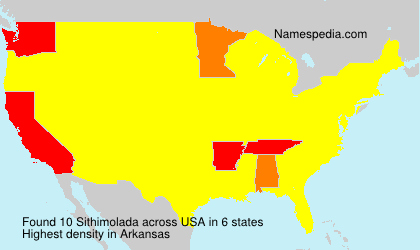 Surname Sithimolada in USA Surname Sithimolada in USA
