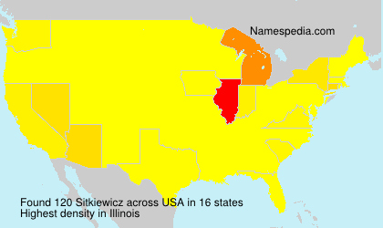 Surname Sitkiewicz in USA Surname Sitkiewicz in USA