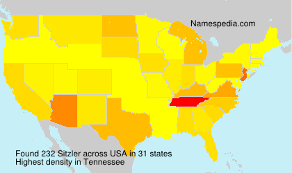 Surname Sitzler in USA Surname Sitzler in USA