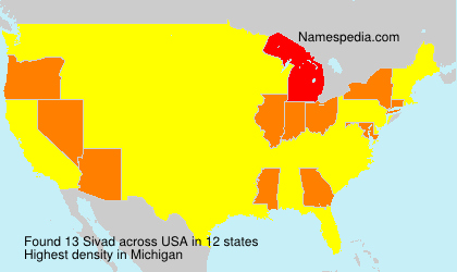 Surname Sivad in USA Surname Sivad in USA