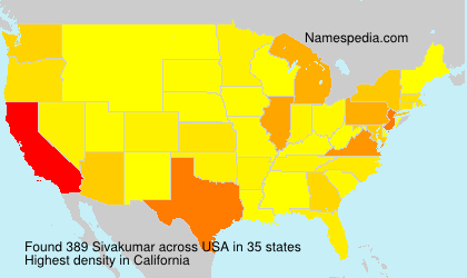 Surname Sivakumar in USA Surname Sivakumar in USA