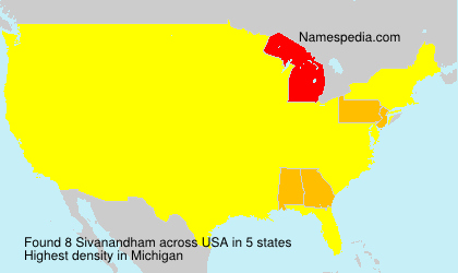 Surname Sivanandham in USA