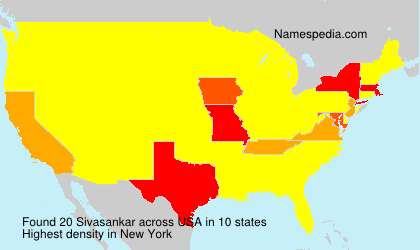 Surname Sivasankar in USA Surname Sivasankar in USA