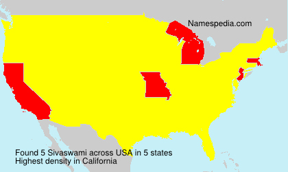 Surname Sivaswami in USA Surname Sivaswami in USA