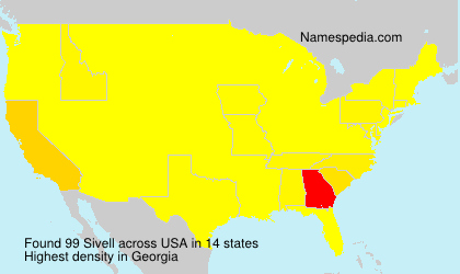 Surname Sivell in USA Surname Sivell in USA