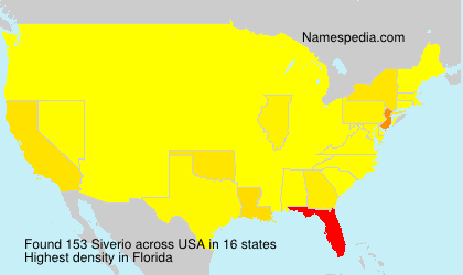 Surname Siverio in USA Surname Siverio in USA