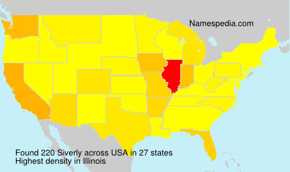 Surname Siverly in USA Surname Siverly in USA