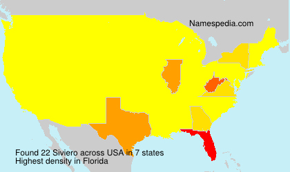 Surname Siviero in USA Surname Siviero in USA