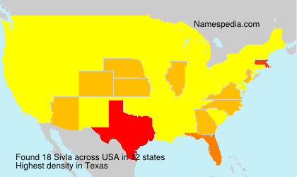 Surname Sivla in USA