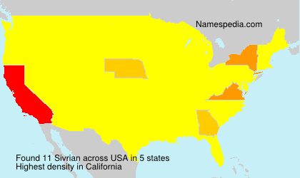 Surname Sivrian in USA Surname Sivrian in USA
