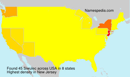 Surname Siwulec in USA Surname Siwulec in USA