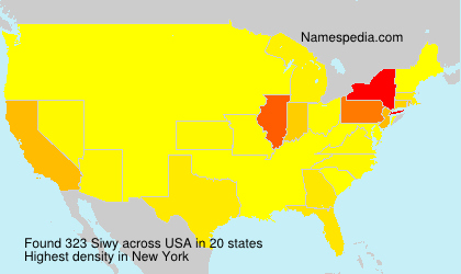 Surname Siwy in USA Surname Siwy in USA