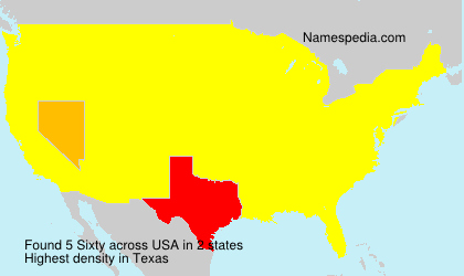 Surname Sixty in USA Surname Sixty in USA