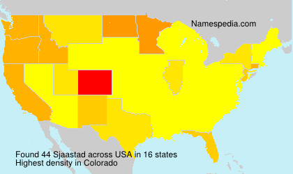 Surname Sjaastad in USA Surname Sjaastad in USA
