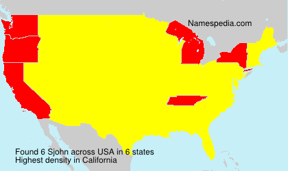 Surname Sjohn in USA Surname Sjohn in USA