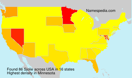 Surname Sjolie in USA Surname Sjolie in USA