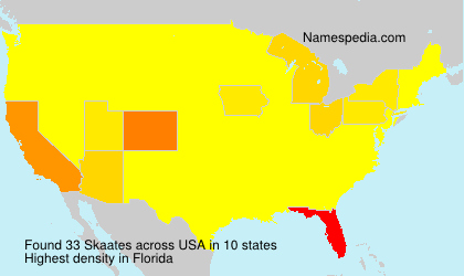 Surname Skaates in USA Surname Skaates in USA
