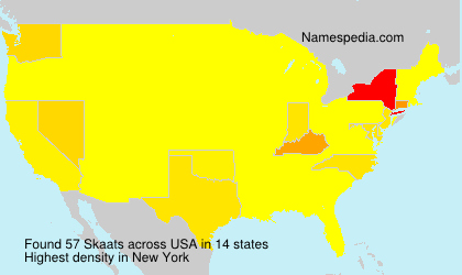 Surname Skaats in USA