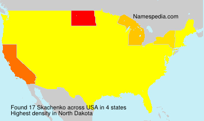 Surname Skachenko in USA Surname Skachenko in USA