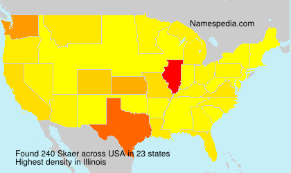 Surname Skaer in USA Surname Skaer in USA