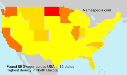 Surname Skager in USA Surname Skager in USA