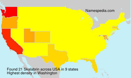Surname Skalabrin in USA Surname Skalabrin in USA