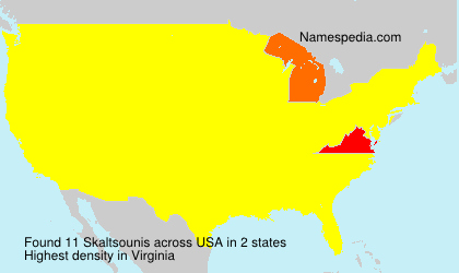 Surname Skaltsounis in USA Surname Skaltsounis in USA