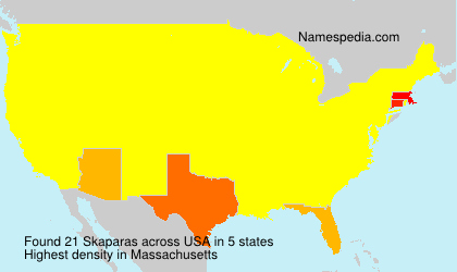 Surname Skaparas in USA