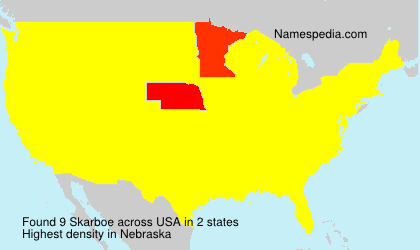 Surname Skarboe in USA Surname Skarboe in USA