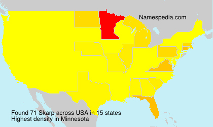 Surname Skarp in USA Surname Skarp in USA