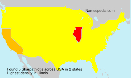 Surname Skarpathiotis in USA Surname Skarpathiotis in USA