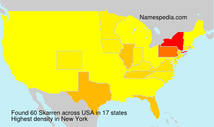 Surname Skarren in USA Surname Skarren in USA